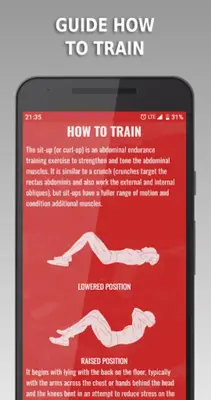 Sit Ups android App screenshot 1