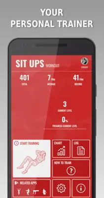 Sit Ups android App screenshot 7